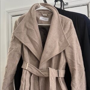 Calvin Klein Tan Trench Coat